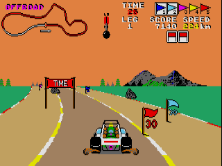 Buggy Boy screenshot 3 for Amiga